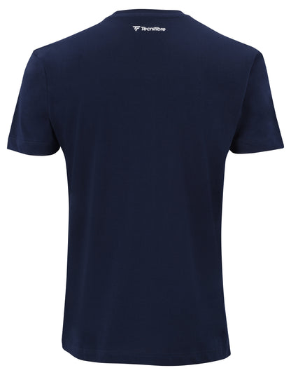 TEAM COTTON TEE MARINE HOMME
