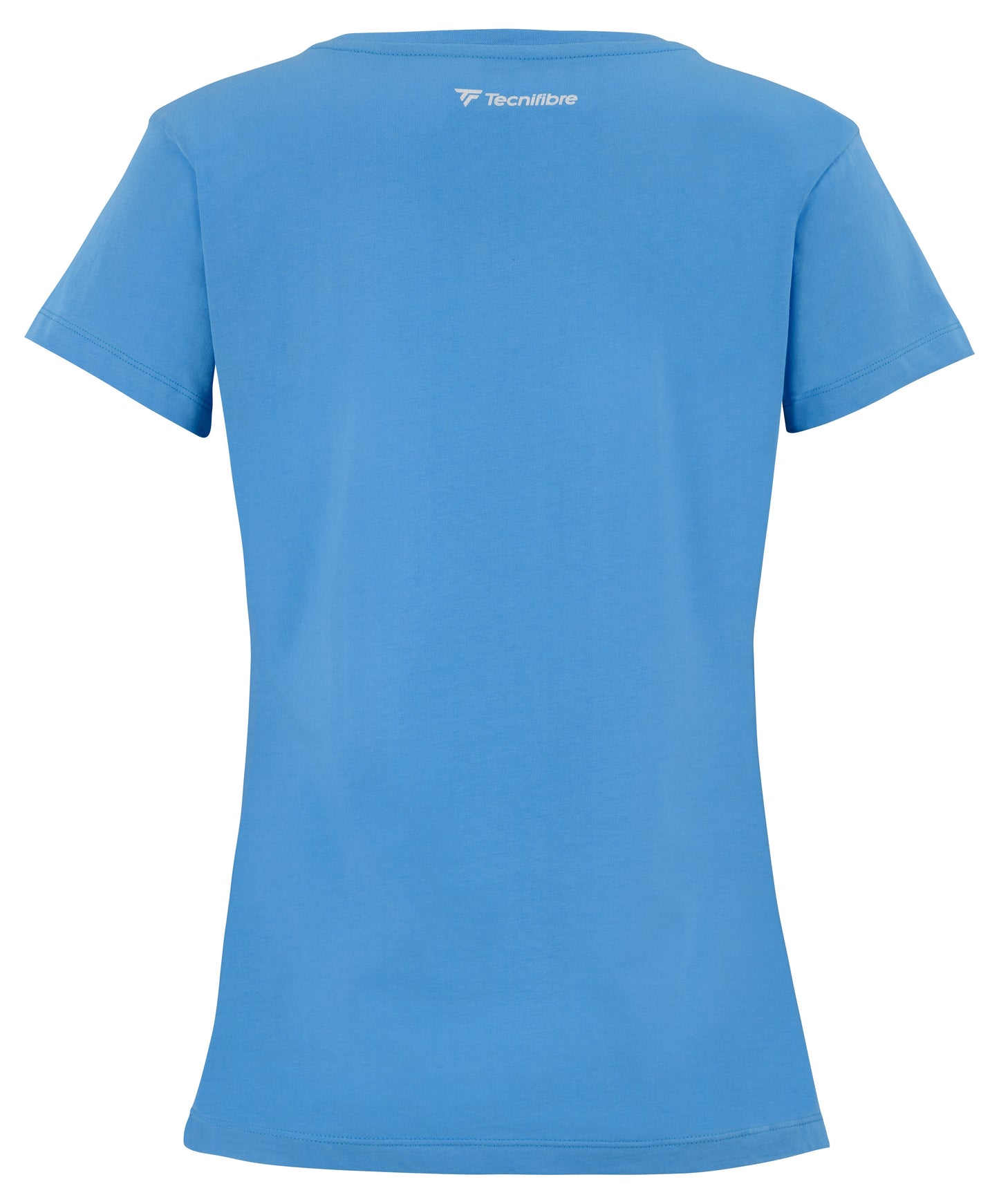 TEAM COTTON TEE AZUR FEMME