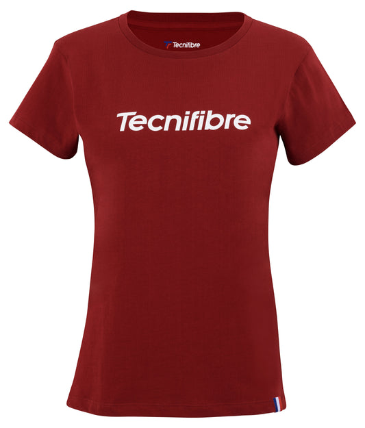TEAM COTTON TEE CARDINAL FEMME
