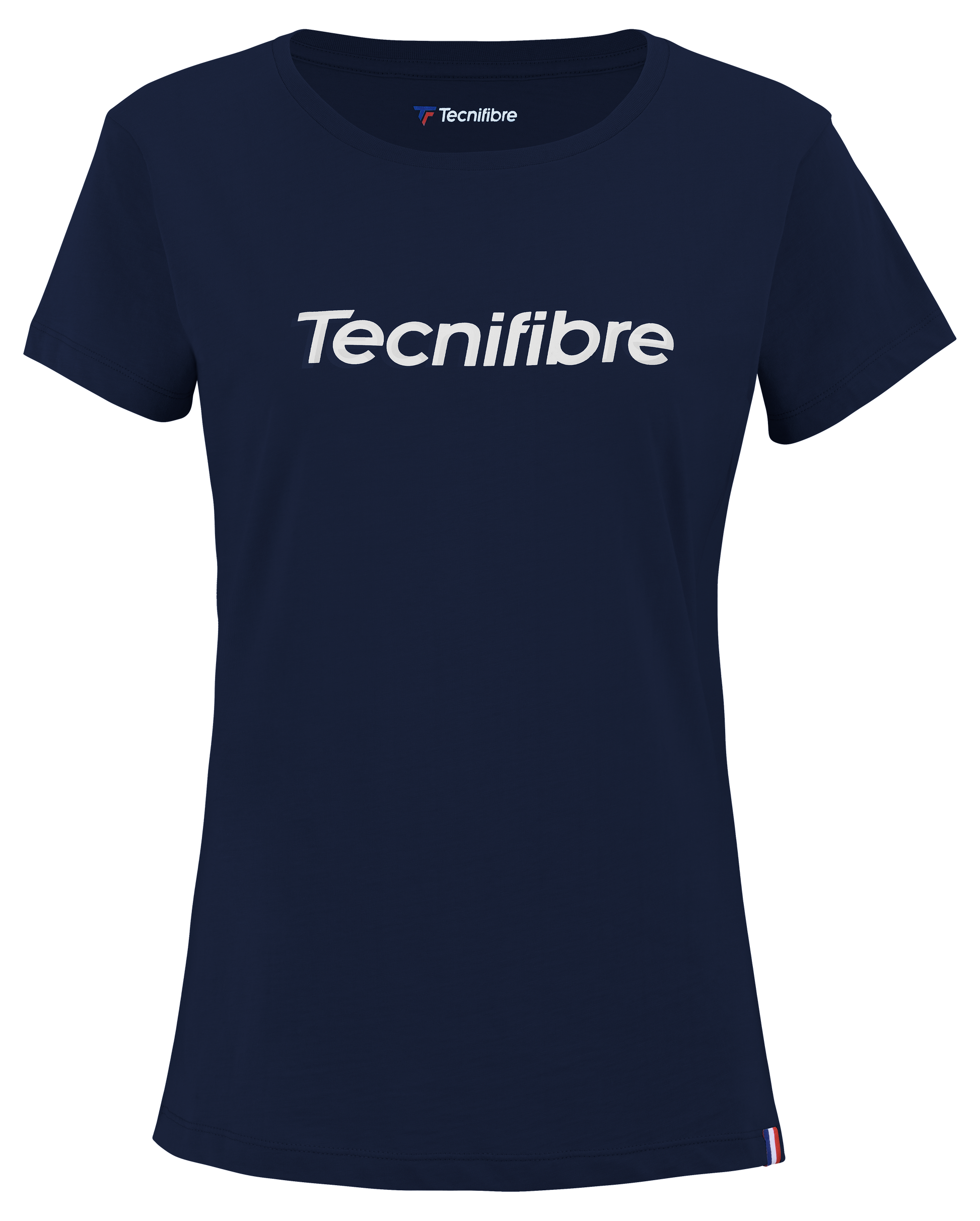 TEAM COTTON TEE MARINE FEMME
