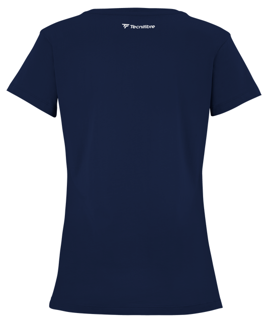 TEAM COTTON TEE MARINE FEMME