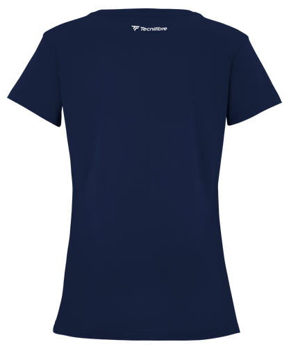 TEAM COTTON TEE MARINE FEMME