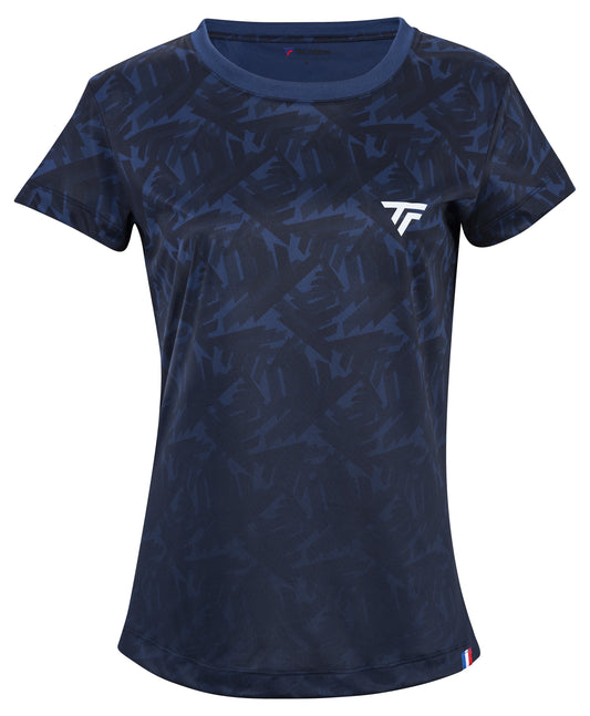 X-LOOP TEE-SHIRT MARINE FEMME