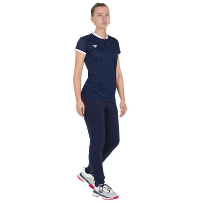 TEAM MESH POLO MARINE FEMME