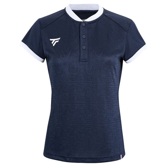 TEAM MESH POLO MARINE FEMME