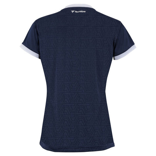 TEAM MESH POLO MARINE FEMME