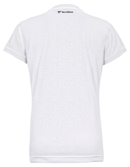 TEAM MESH POLO WHITE FEMME