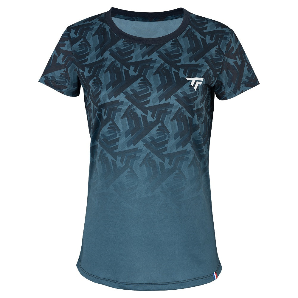 TEE SHIRT X-LOOP TEAL FEMME