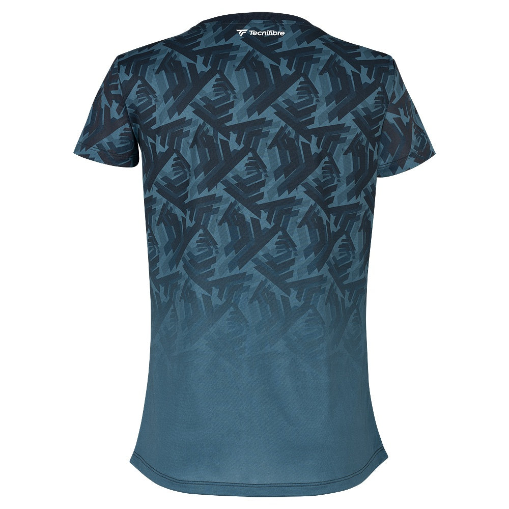 TEE SHIRT X-LOOP TEAL FEMME