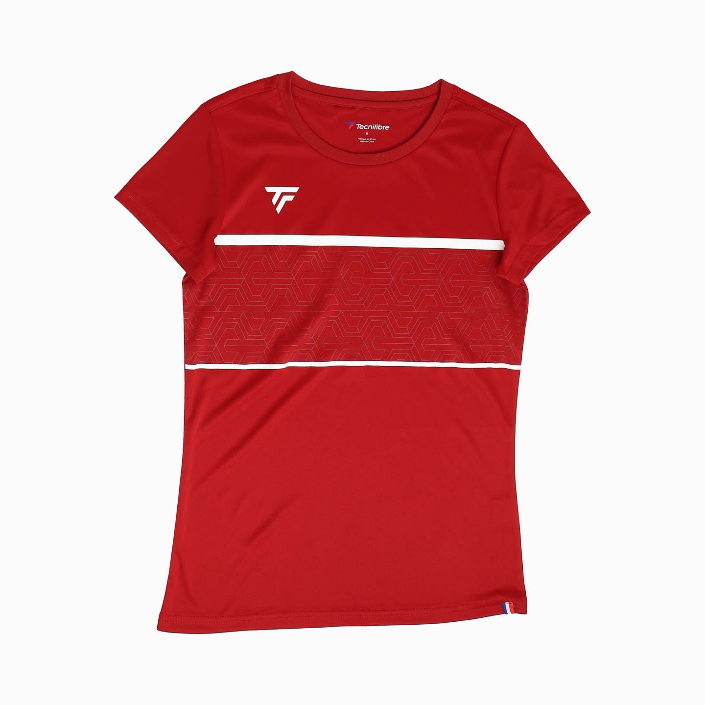 TEAM TECH TEE CARDINAL FEMME
