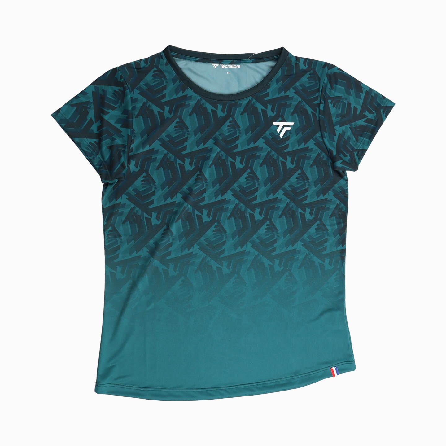TEE SHIRT X-LOOP TEAL FEMME