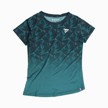 TEE-SHIRT X-LOOP TEAL FEMME
