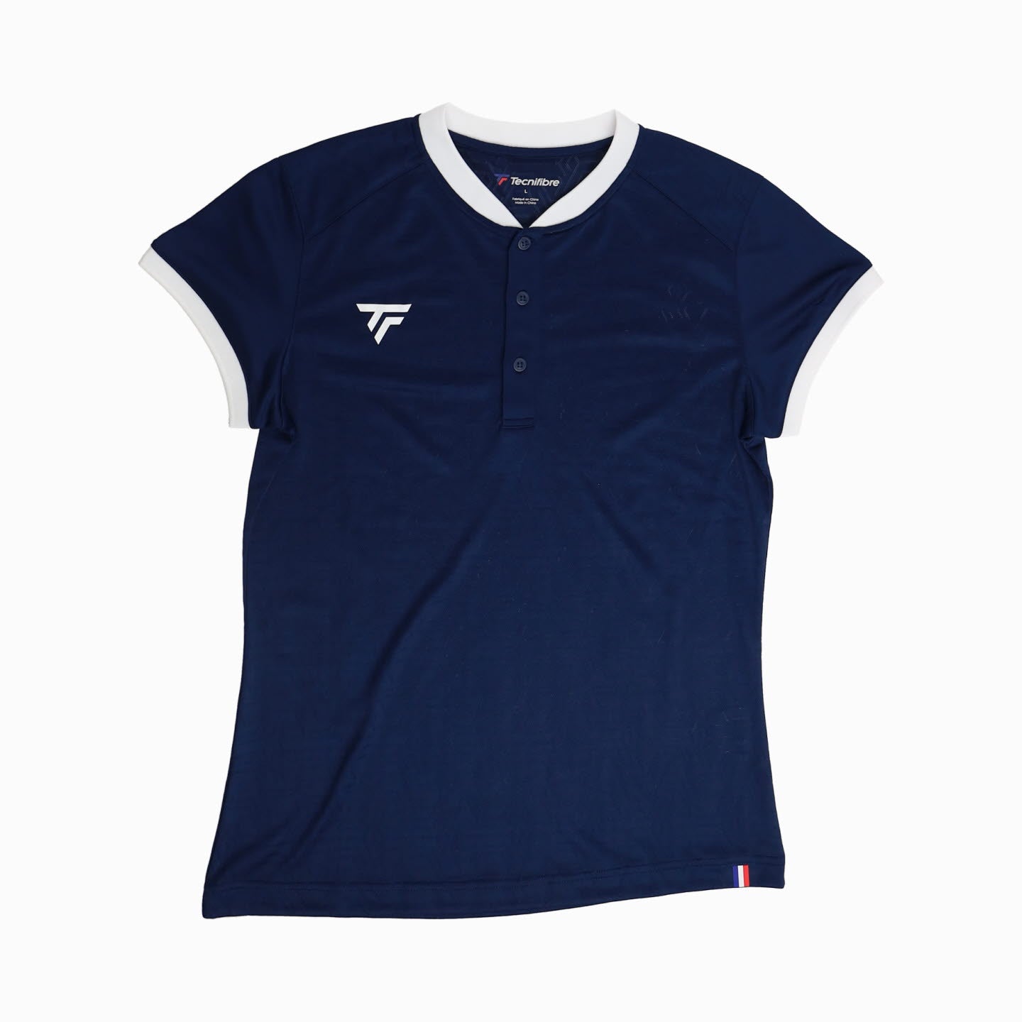 TEAM MESH POLO MARINE FEMME