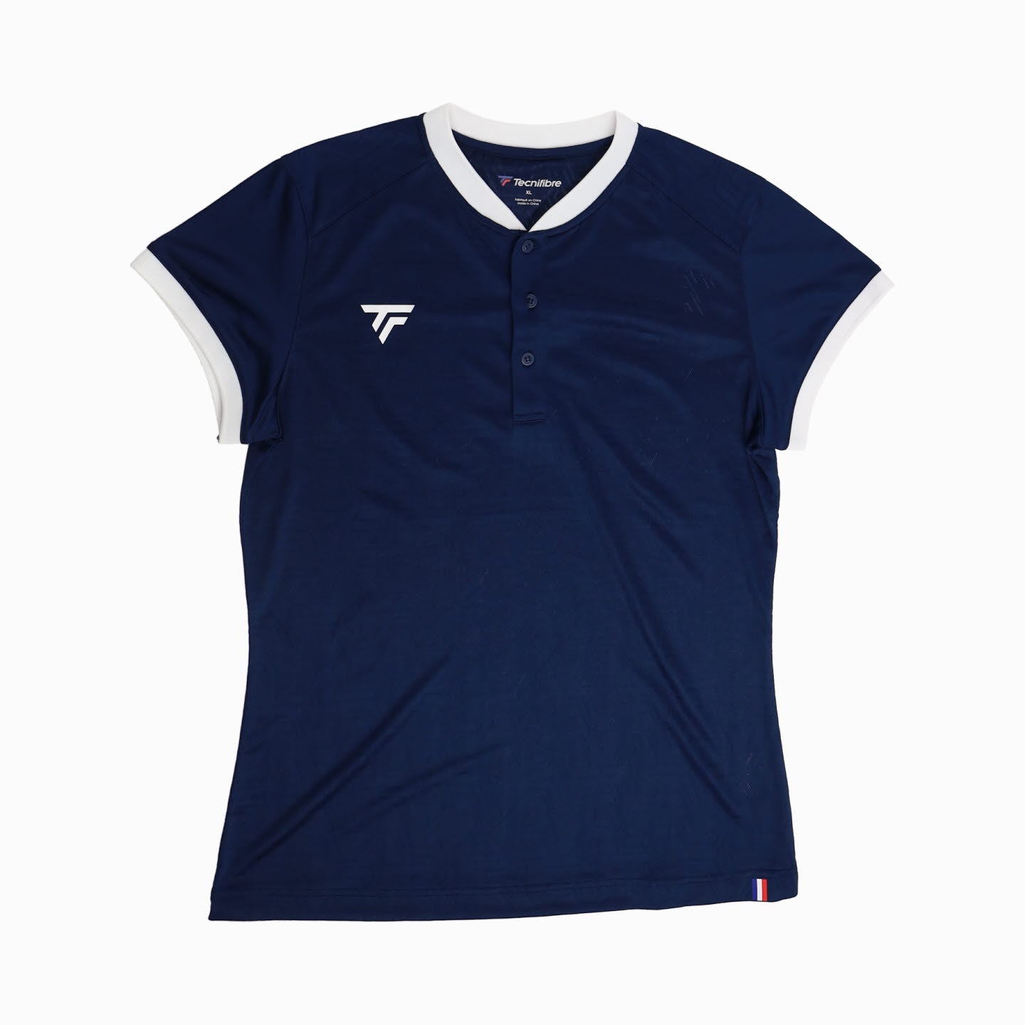TEAM MESH POLO MARINE FEMME