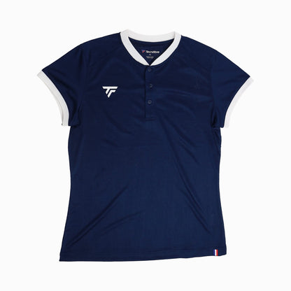 TEAM MESH POLO MARINE FEMME