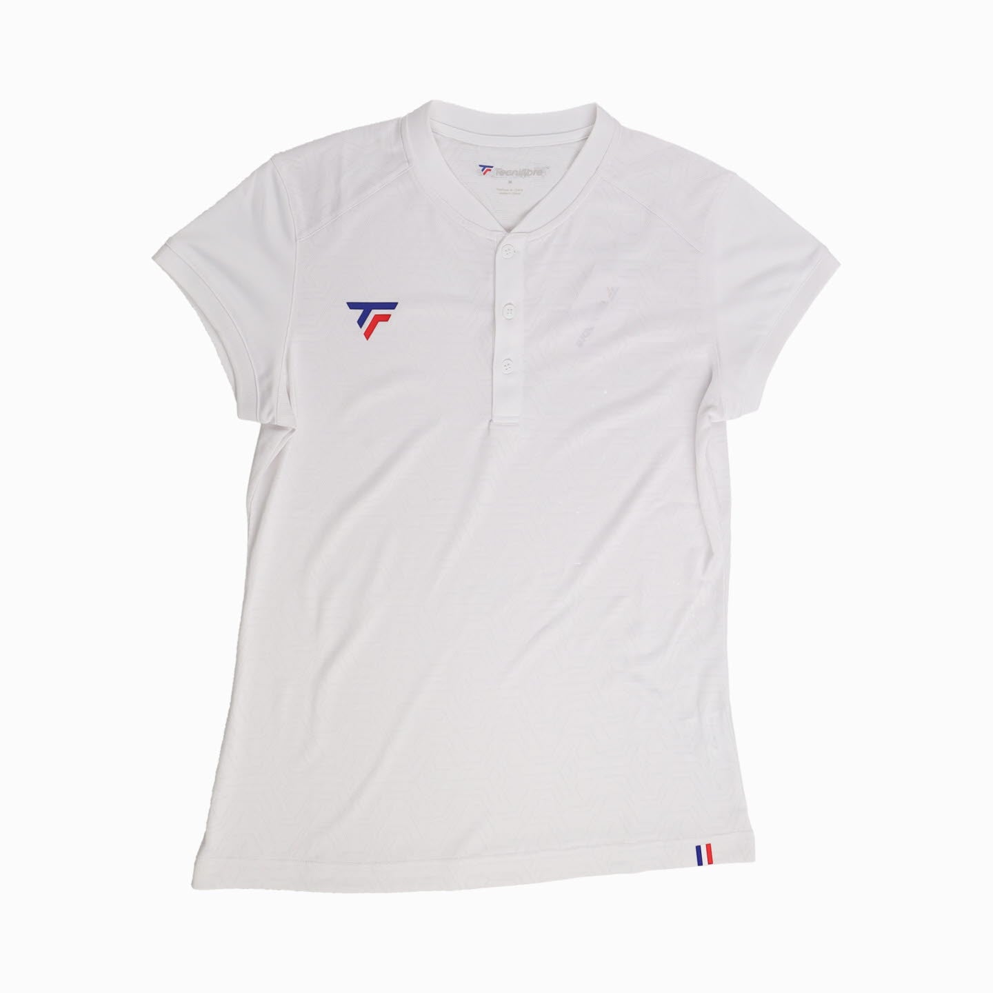 WOMEN'S TEAM MESH POLO WHITE